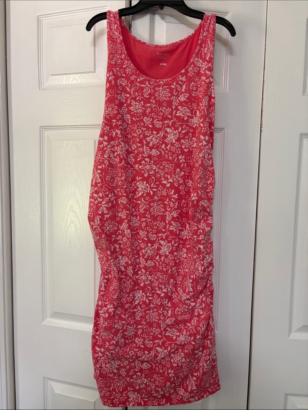 Women’s Maternity Pink Floral Tank Dress